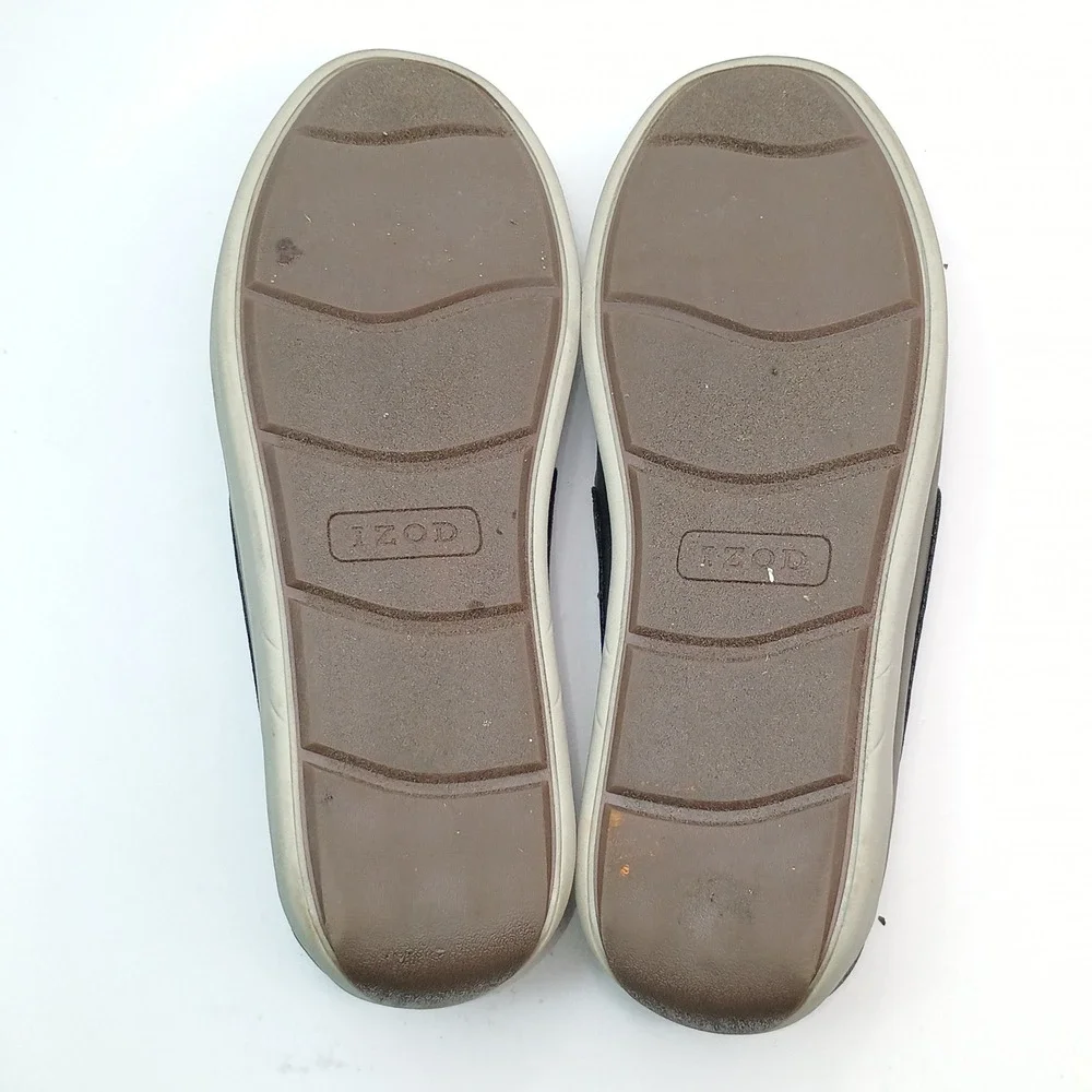 IZOD‎ Seapoint Loafer Men Size 13 Gray Memory Foam Slip On Shoes 1861593